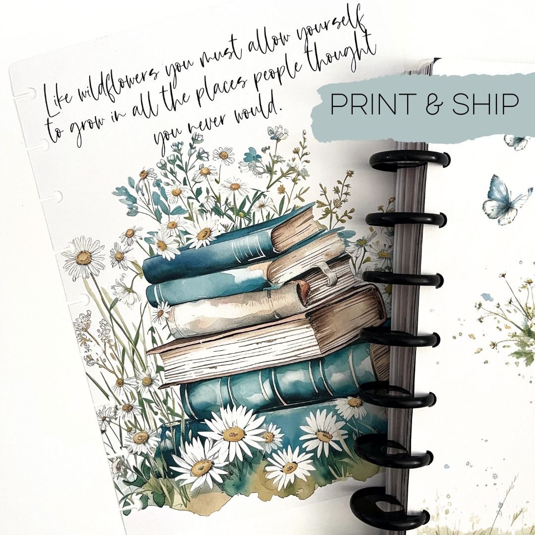 Floral Dashboard for Planner Dashboards for Happy Planner Dividers With ...