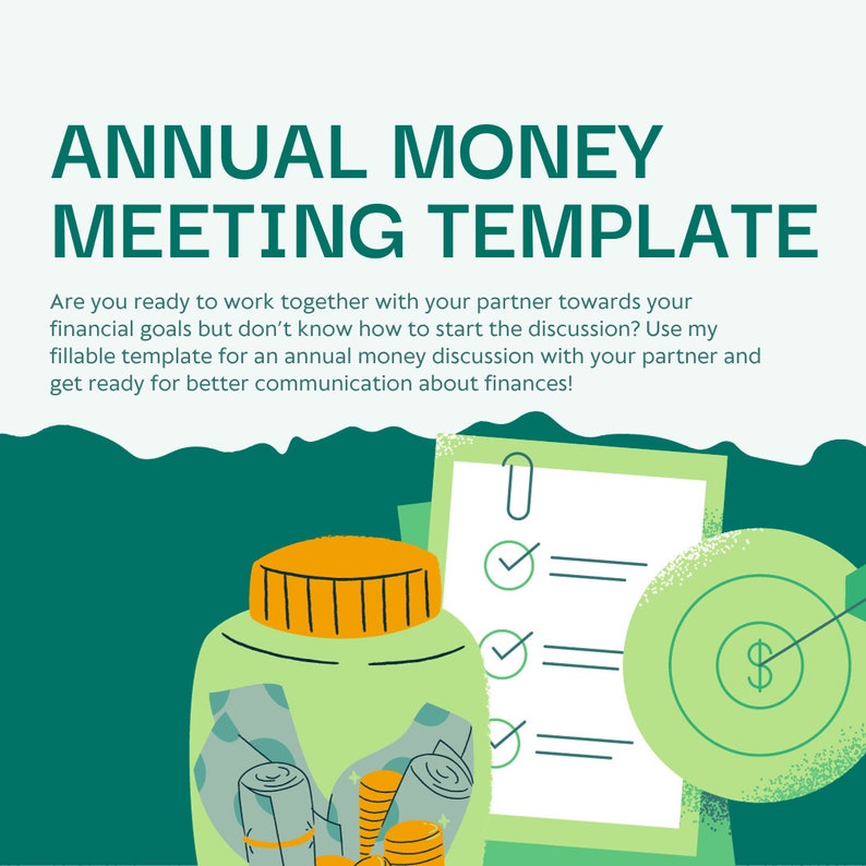 Annual Partner Money Meeting Template image 1