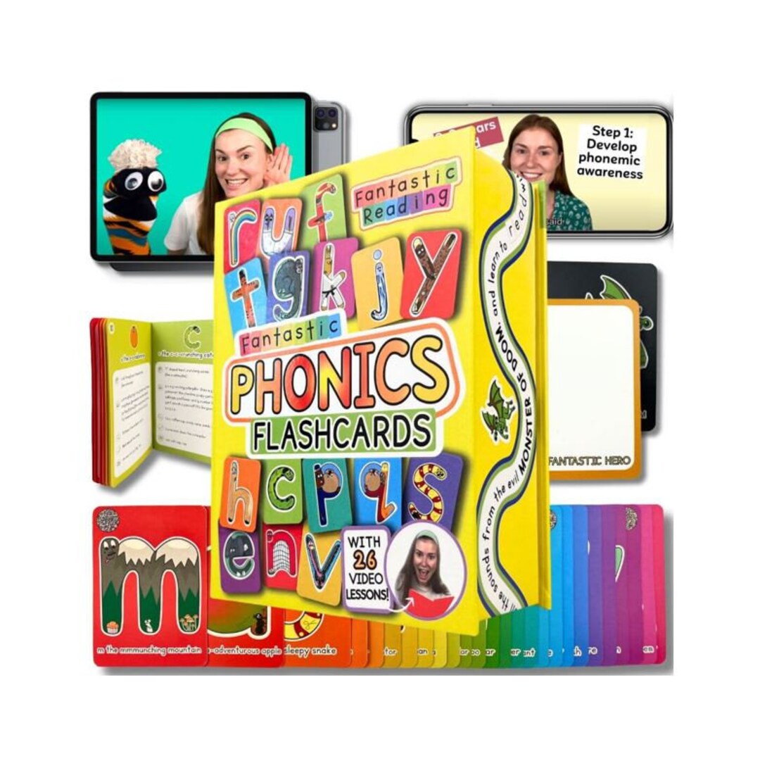 Phonics Flashcards - Etsy