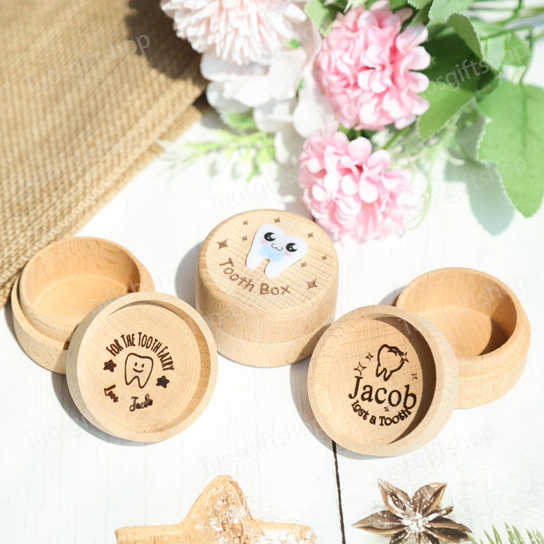 thumbnail image 2 of INSTITIZER 50 Pcs Tooth Box, Mouse Shaped Tooth Fairy 2 of 9