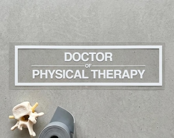 Doctor of Physical Therapy Sticker/Decal
