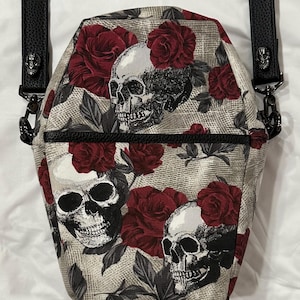 Goth crossbody shoulder bag