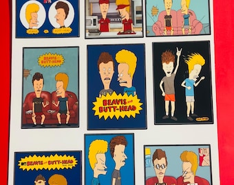 BEAVIS and BUTTHEAD MTV Mike Judge Rare Official 39 X 27 Vintage