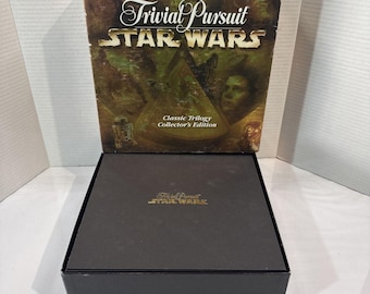 Star Wars Trivial Pursuit Classic Trilogy Collectors Edition 1997 Complete Party Game Boardgame