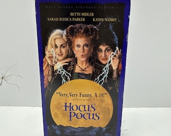 Hocus Pocus VHS 1994 Disney Video Tape Midler Sarah Parker Halloween VTG Comedy