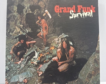 Grand Funk Railroad Survival 12" LP Vinyl Record Capitol Rock 33 RPM