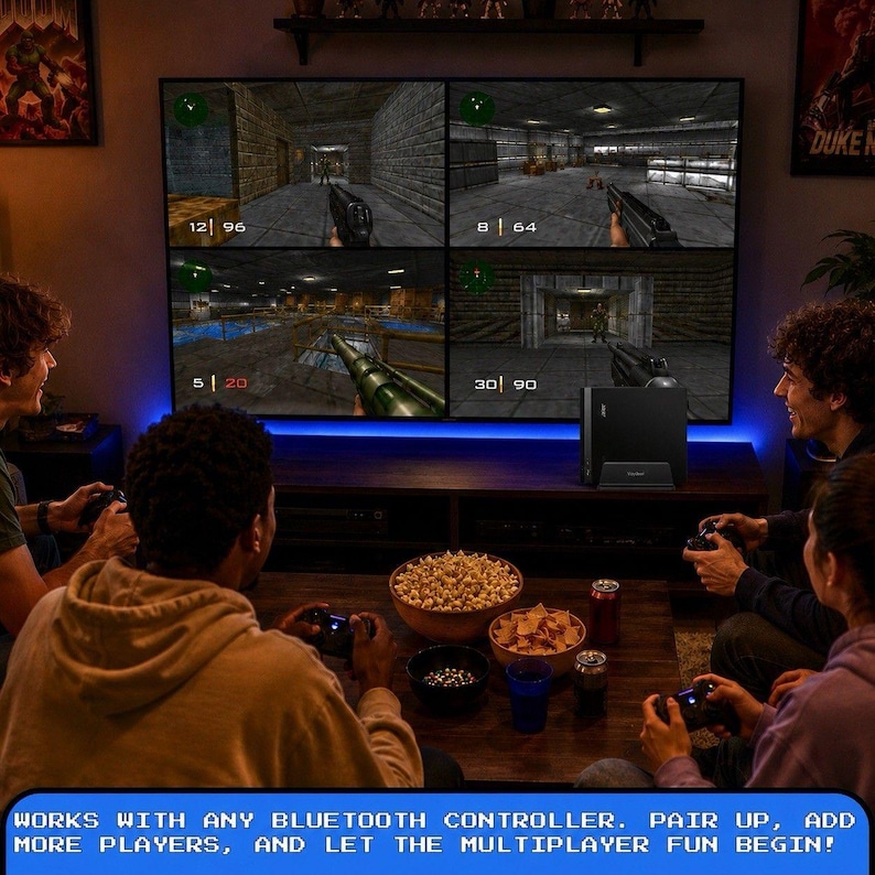 Retro Gaming Laptop Netbook Batocera 128GB Emulation Console, Portable Emulator Console, Vintage Plug and Play Gaming PC with Controller image 7