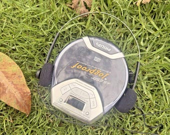 Philips Jogproof Portable CD Player 45 ESP Model AX5011/17 Tested + 4 Rock CDs