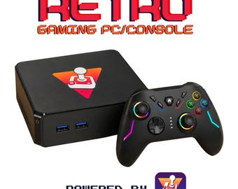 Mini PC con consola de juegos retro / Sistema Batocera / Mando inalámbrico / HDMI / 8 GB de RAM + Juegos