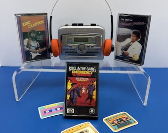 Vintage AIWA TX591 Radio AM/FM Autoreverse Cassette Player Walkman New Belt + Music