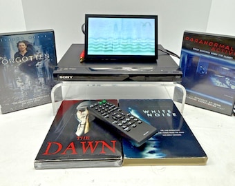 Sony Dvd Player Horror Movie Bundle Paranormal Activity White Noise 4 Films