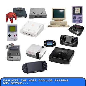 Retro Gaming Laptop Netbook Batocera 128GB Emulation Console, Portable Emulator Console, Vintage Plug and Play Gaming PC with Controller image 5