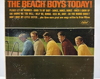 The Beach Boys Today! LP Vinyl Pop Rock Capitol Records 1965 Album Vintage