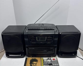 JVC Pc-x106 Portable Cd Cassette Stereo System Restored