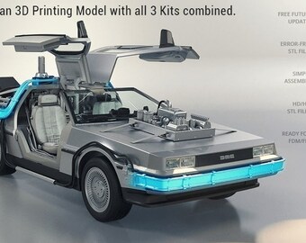 Regreso al futuro Delorean 3kits