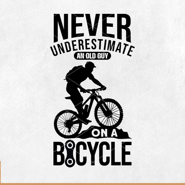 Funny old man Mountain bike svg, Mtb svg, Mountain Biking svg, cyclist svg, bicycle svg, sports svg, instant download