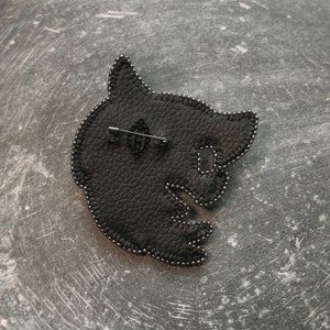 The Witcher Wolf Beaded brooch Embroidery image 4