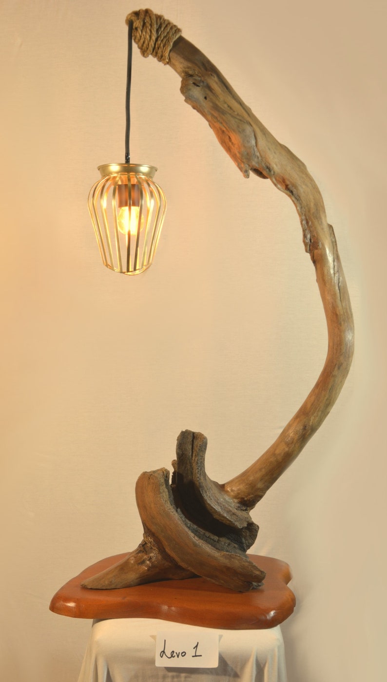 Floor Wooden Lamp image 1