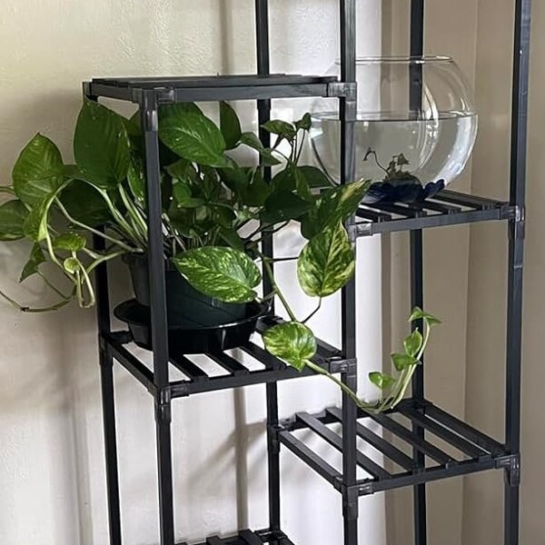Black Corner Plant Stand Etsy UK