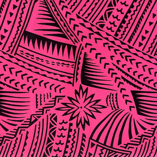 Pink Samoan Fabric