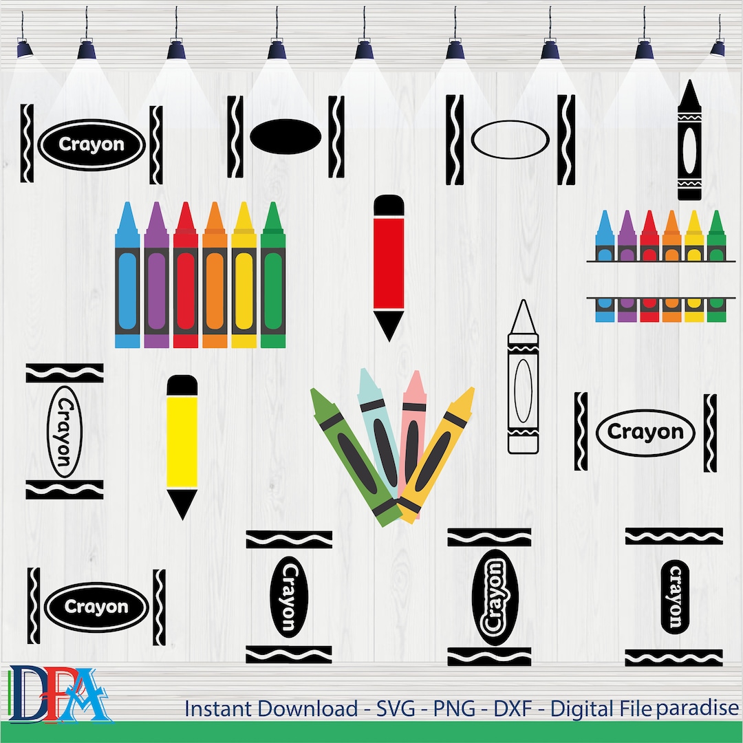 Crayon Svg, Crayon Wrapper Svg, Crayon Costume Svg, Halloween Crayon Svg, Crayon Cut File