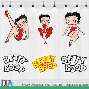 Betty Boop Dateien, Betty Boop Dateien, Betty Boop Cricut, Betty Boot einfach schneiden, Betty Boop Kuss, Frauenpower, Mädchen Macht, Silhouette