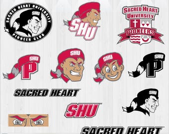 Sacred Heart University, Sacred Heart University Vector, University svg, SHU University, Pioneers, sacri cordis, pionierclub, hartbreker