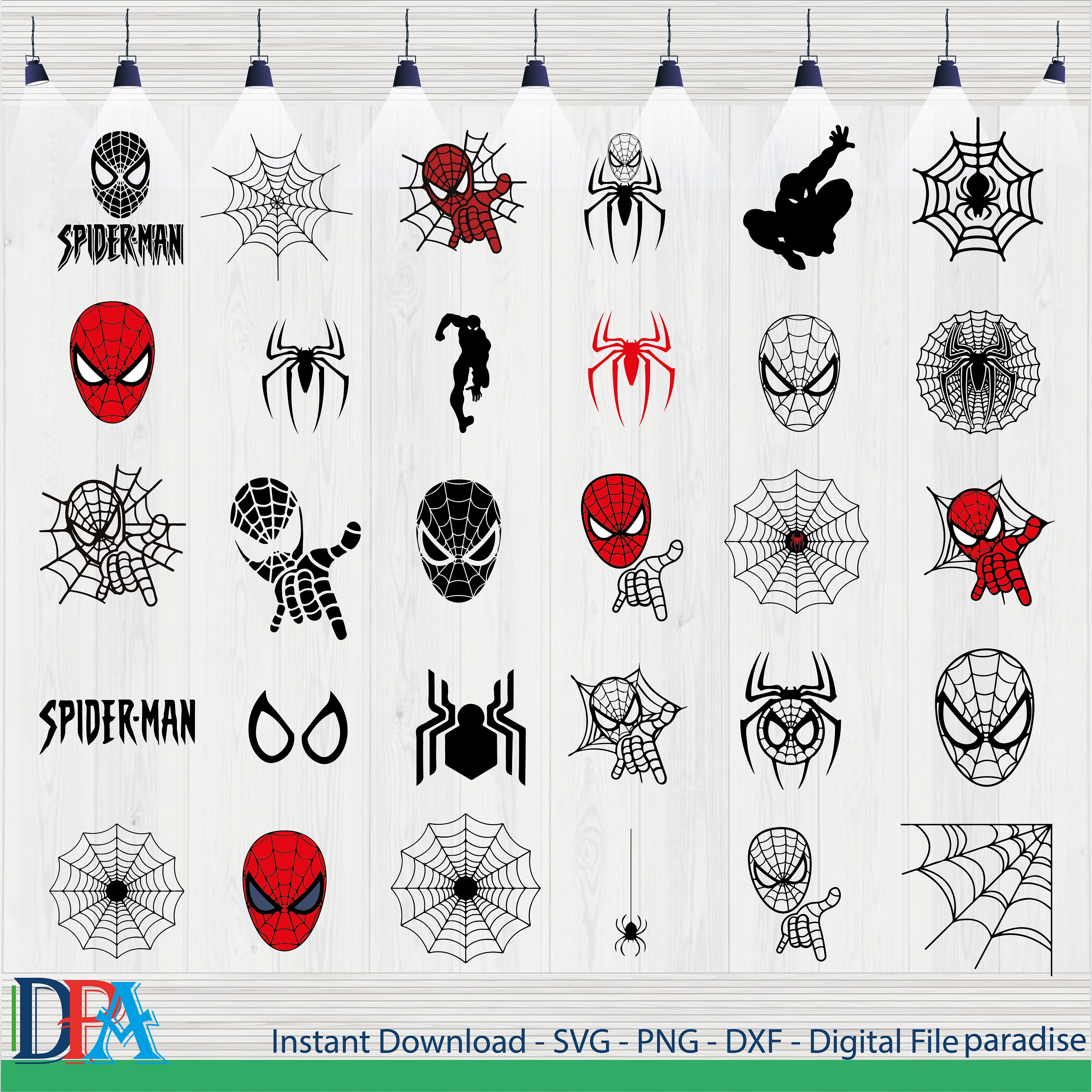 Spider Man Logo PNG Transparent & SVG Vector - Freebie Supply