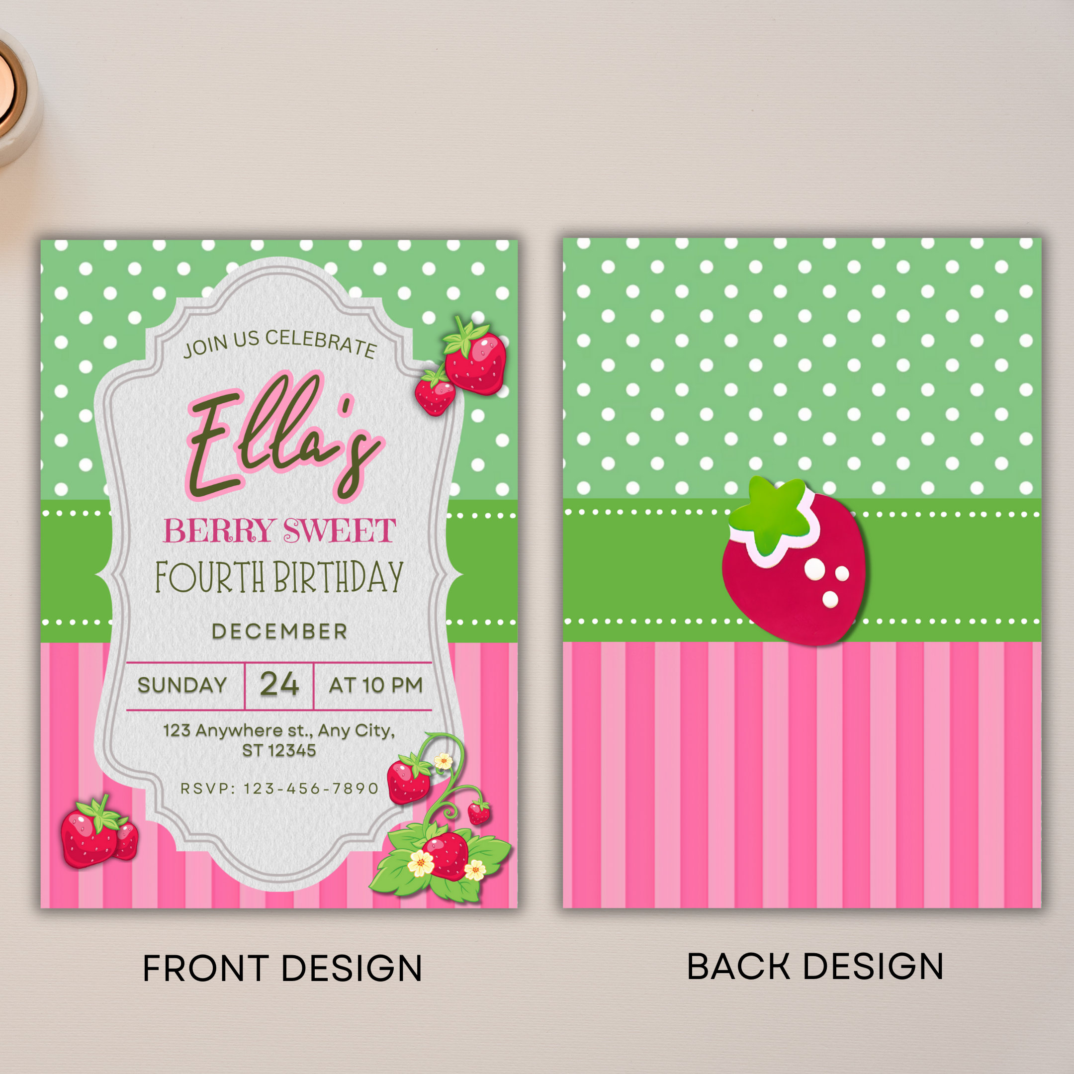 Strawberry Shortcake Invitation Birthday Template, Printable Birthday Party  Invitations, Digital Bday Party Invite Template - Etsy, image size:2160x2160