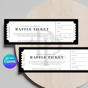 Individuell gedruckte Lotterielos-Vorlage - Personalisiertes Blanko-Lotsdesign für den Online- und Event-Einsatz