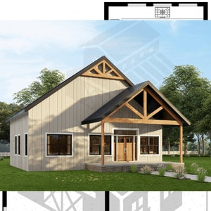 オズワルド プラン - 1 ベッドルーム バーンドミニウム フロア プラン