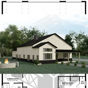 クーパーセールプラン - 4 ベッドルーム バーンドミニウム フロアプラン