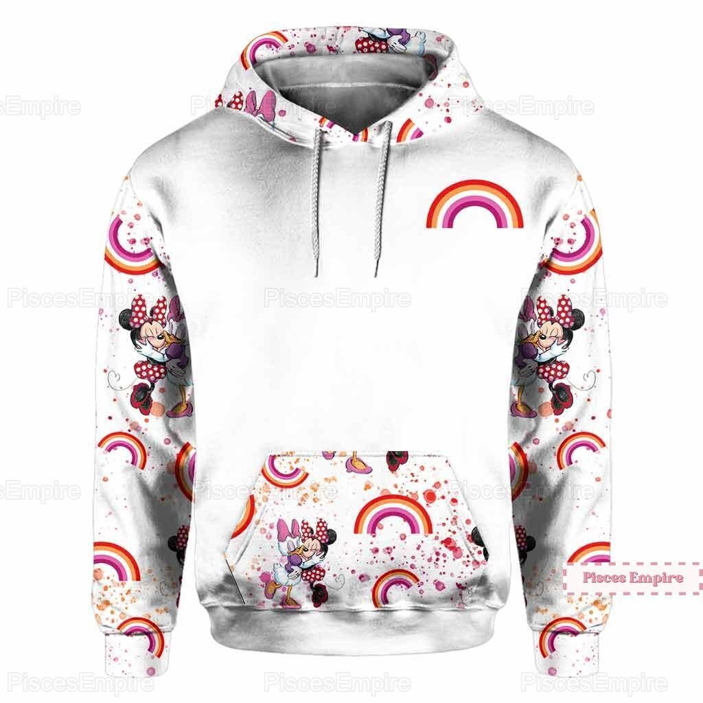 Discover Minnie Mouse Hoodies, Daisy Duck 3D Hoodies, Disney Minnie Hoodies, Disney Couple Hoodie, Disneyland Hoodie