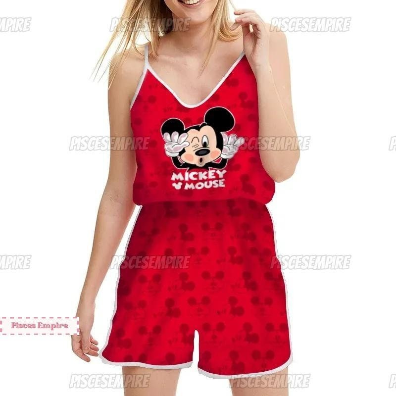 Discover Mickey Mouse Jumpsuit, Mickey Mouse Women Jumpsuit, Mickey Disney Summer