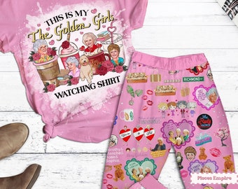 Golden Girls Pajamas, Golden Girls Shirt, Stay Golden Pajamas Pants, Stay Golden Holiday Pajamas, Stay Golden Girls Women Pajamas