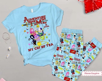 Adventure Time Pajamas, Adventure Time Shirt, Adventure Time Pajamas, Christian Women Pajamas, Jesus Bridesmaid Pajamas, Christian Shir