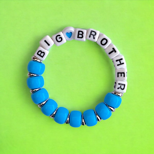 Big Brother Beaded Bracelet / big brother gift / for brother / son / grandson / nephew / friend / baby announcement gift