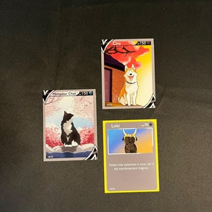 carte personnalisée sur commande