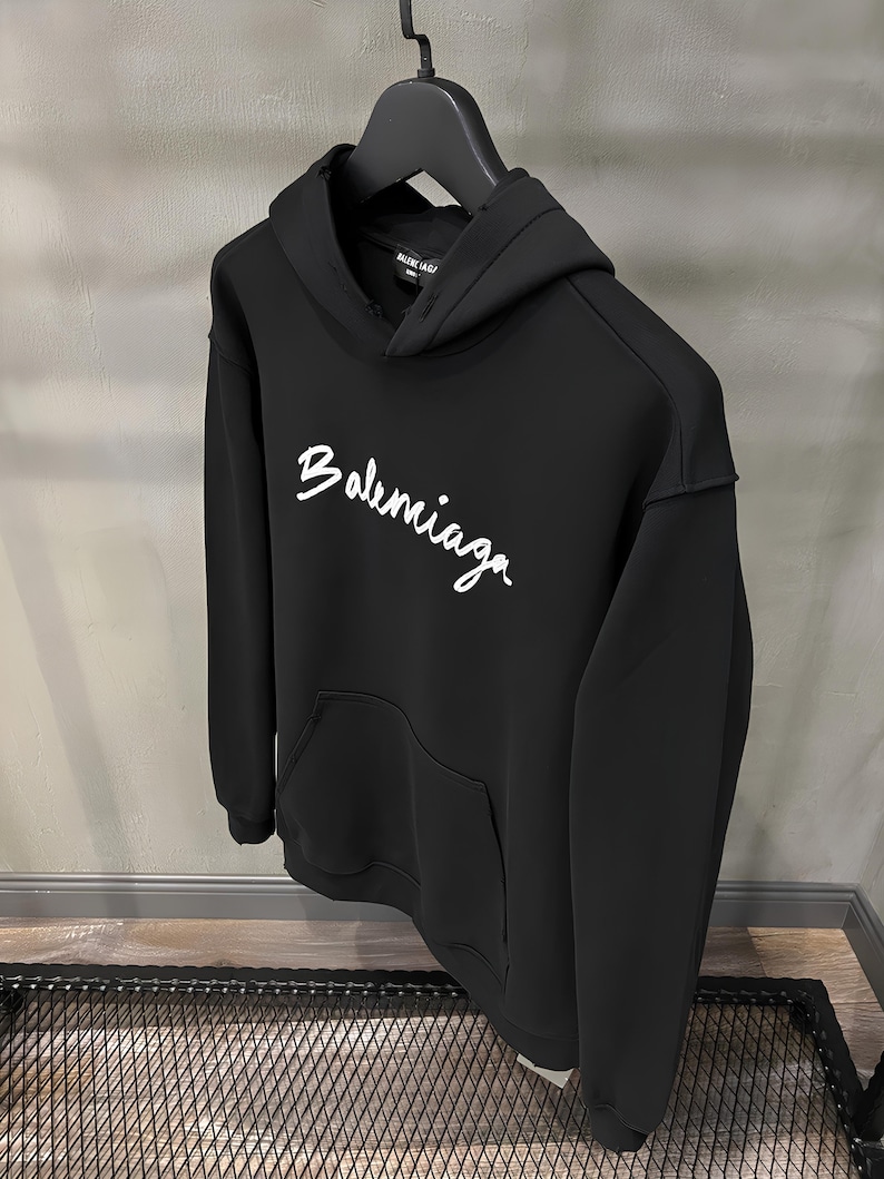 balenciaga hoodie black price