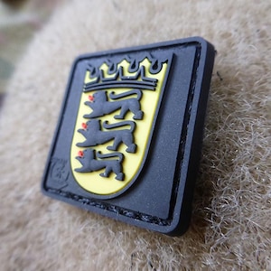 Wappen Baden-Württemberg, 30mm Patch / 3D Rubber Patch