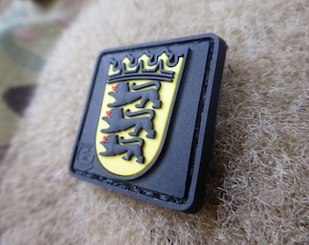 Coat of arms of Baden-Württemberg, 30 mm patch / 3D rubber patch