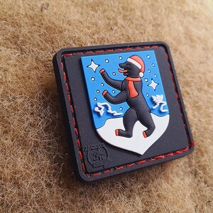 Berlin Weihnachts Patch, 3D Rubber Patch