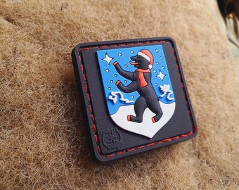 Berlin Christmas Patch, 3D Rubber Patch
