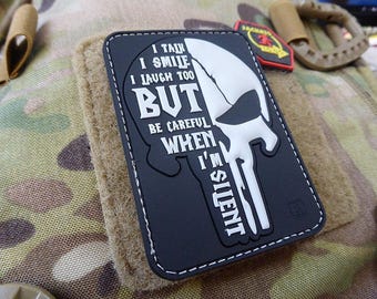 SILENT PUNISHER Patch, swat / 3D Rubber Patch