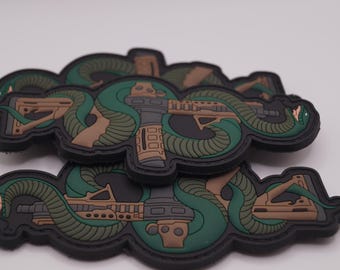 Guns & Snake 3D Rubber Patch Fullcolor