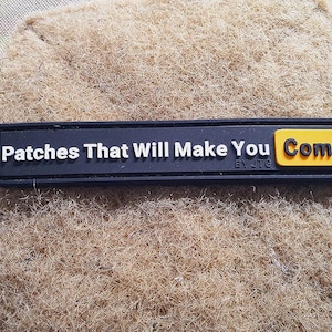 Patches That Will Make You happy Patch, full color, 3D Rubber Patch