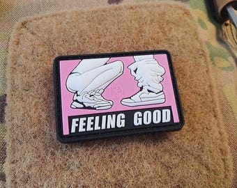 FEELING patch, light pink, 3D rubber patch