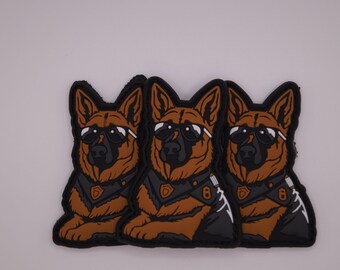 K9 Dog Patch, 3D Rubber Patch