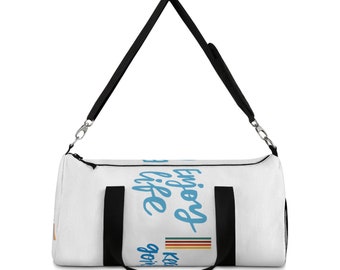 Polyester Oxford Canvas Duffel Bag – Adjustable Strap Gym Bag