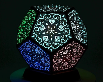 Mesmerizing Lantern, Meditation Sphere, Bedside Lamp, Unique Gift